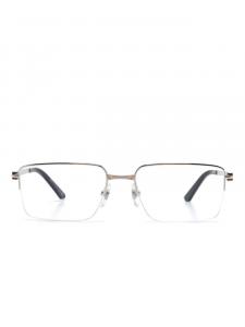 Cartier Eyewear очки в прямоугольной оправе, серебряный