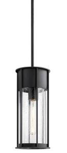 Подвесной светильник Licht-Erlebnisse ELLIE цвет schwarz/klar/transparent