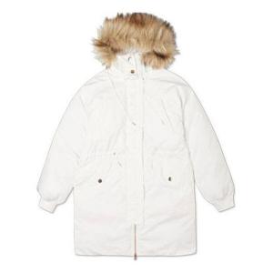 Куртка long down parka 'white' Converse, белый