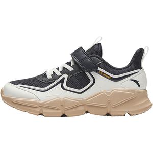 Легкие амортизирующие низкие детские кроссовки для бега Inkstone Gray / Ivory White / Castle Gray подростковые Antakids