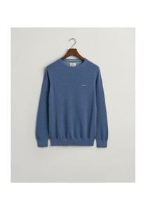 Пуловер GANT, цвет Denim Blue Melange