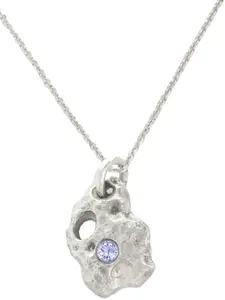 Ожерелье с подвеской из туфа d'Alma, серебряный