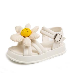 Детские сандалии с низким верхом, нескользящие, износостойкие, дышащие SHIBU, бежевый