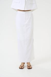 Юбка макси IZZA SKIRT Gestuz, Bright White