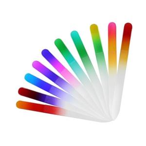 Стеклянная пилочка для ногтей с радужным принтом, 1 шт. Tools For Beauty