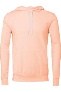 Толстовка с капюшоном из губчатого флиса BELLA + CANVAS, персиковый