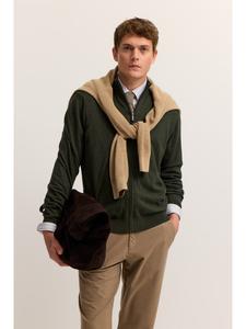 Кардиган цвета 190-оливковый Bugatti