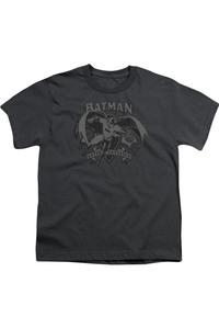 Футболка Batman Crusade с коротким рукавом для детей Gildan, Charcoal