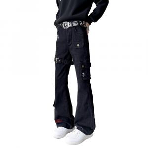 Джинсы Unisex Moderate Cargo HUANQIU, черный