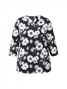 Рубашка черного цвета Ulla Popken