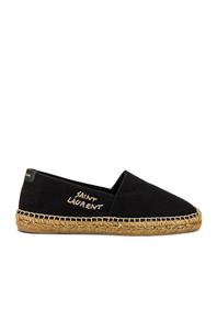 Шлепанцы Saint Laurent Espadrille, черный