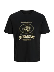 Jack & Jones Plus Футболка 'JORNantucket' в черном цвете