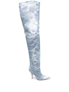 GIABORGHINI сапоги Gia 33 с заостренным носком, синий