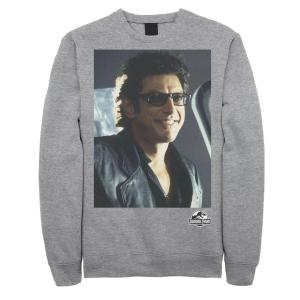 Мужской свитшот с парком Юрского периода Goldblum Sly Smile Licensed Character
