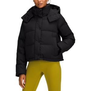 Пуховики и пальто серии Wunder Puff для женщин Lululemon, цвет Bone White