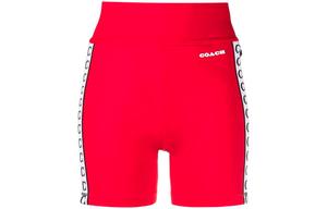 Повседневные шорты женские красные Coach