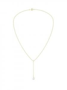 Alexander York Жемчужное колье Y-образной формы из золота, изготовленное из серебра 925 пробы
