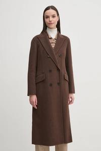 Пальто с добавлением шерсти Pedro Del Hierro, коричневый