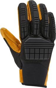 Мужские перчатки Carhartt Storm Defender с защитой костяшек пальцев из искусственной кожи, Black Barley