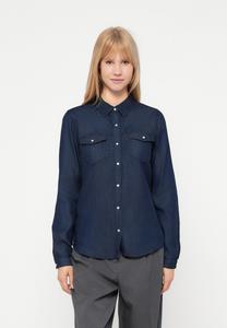 Блуза VILA VIBISTA SHIRT, Dark Blue Denim/Blue
