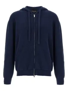 Толстовка из махровой ткани Roberto Collina, синий