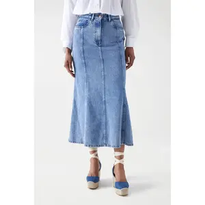 Юбка Salsa Jeans 21008178 Midi, синий