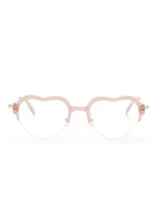 Очки с оправой в форме сердца Megane And Me, розовый
