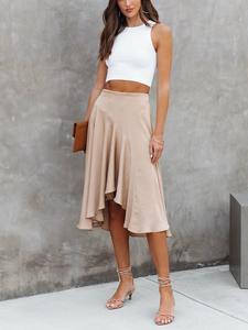 Юбка длиной до колена Milan Kiss, бежевый