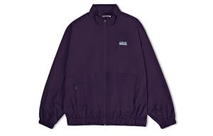 Куртка унисекс Kappa, темно-фиолетовая-4609