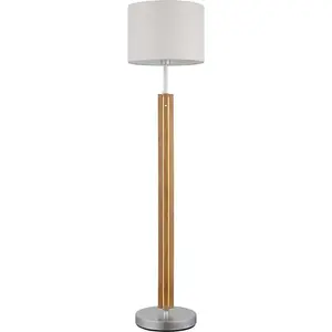 Торшер TAUGUS E27 1 шт. Торшеры, текстиль, абажур и светодиоды можно включать отдельно Nowa, коричневый