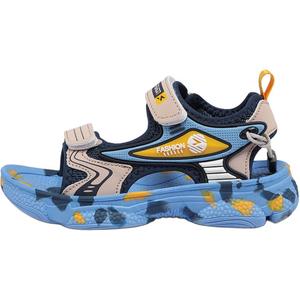 Детские сандалии с низким верхом, противоскользящие, износостойкие, упругие, легкие, амортизирующие LONGDUIZHANG, синий