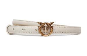 PINKO Ремень с пряжкой в виде неразлучников, White