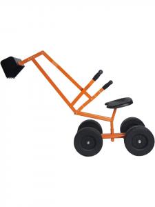 Costway Детский экскаватор с возможностью вращения на 360°, подходит для детей от 3 лет и старше, оранжевого цвета