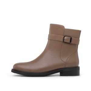 CHRISDIEN DENY Женские ботинки на каблуке 3 см хаки, цвет Khaki