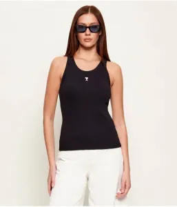 Топ slim fit Ami Paris, черный