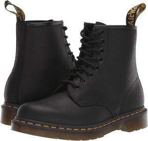 Ботинки Dr. Martens для женщин Maple с молнией и стальным носком для легкой промышленности, черный