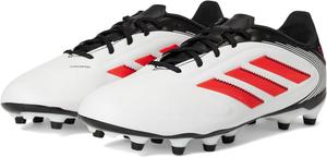 Кроссовки Adidas Kids Copa Pure 3 League Firm Ground/Multi Ground Soccer Cleats, White/Lucid Red/Black