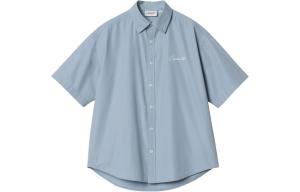 Carhartt WIP SS24 W' S/S Jaxon рубашка Women's Matte Blue