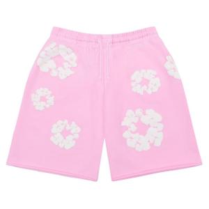 Шорты Denim Tears The Cotton Wreath Sweat Shorts 'Powder Pink', розовый