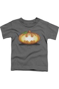 Футболка с коротким рукавом для малышей с логотипом Batman в виде тыквы Gildan, Charcoal