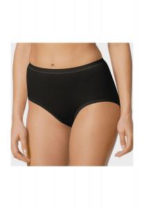 Изысканные трусы на талии, однотонные, женские mey, черный
