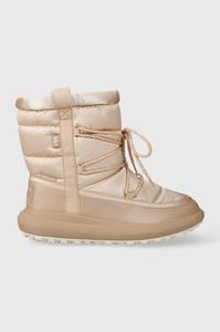 Зимние женские сапоги Helly Hansen стеганые со шнуровкой, розовый