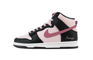 Nike Кроссовки Dunk Cherry Blossom Radiance Thermal Cushioning High top Skateboard Women's Black Pink