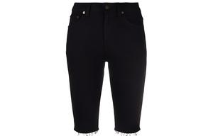 SAINT LAURENT Женские черные джинсовые шорты