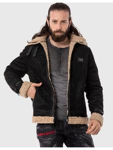 Куртка в ЧЕРНОМ цвете Cipo & Baxx