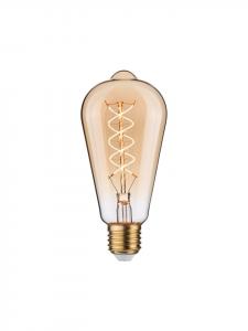 Paulmann Светодиодная лампа Rustic Shine ST64 E27 300 лм 4,2 Вт 1800K S 3-ступенчатая регулировка яркости, золотистый цвет, 230 В