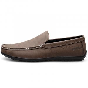 Dunnu Мужские повседневные кроссовки низкие серо-коричневые, цвет Brown