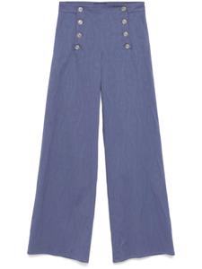 ETRO жаккардовые брюки, синий