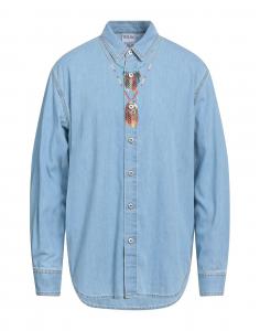Джинсовая рубашка Marcelo Burlon, синий