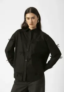 Блузка sljoa с бантом и пуговицами Soaked In Luxury, Black